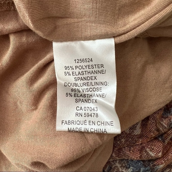 NWT REVOLVE X HOUSE HARLOW Floral Ruched Draped Sleeveless Bodycon Midi Dress L - Picture 9 of 9